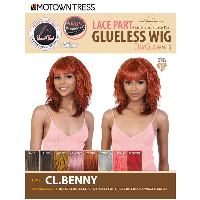 Motown Tress Day Glow Wig Glueless Lace Part Wig - CL.BENNY - Image 6