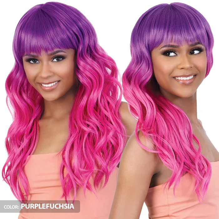 Motown Tress Day Glow Wig Glueless Lace Part Wig - LC.LUXY - Image 2