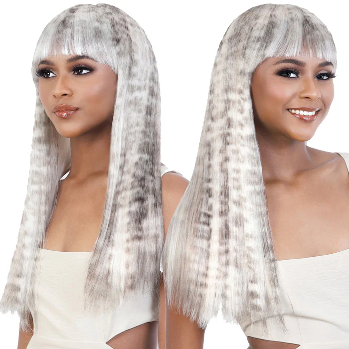 Motown Tress Day Glow Wig Print Full Wig - CHEETAH 24" - Image 3