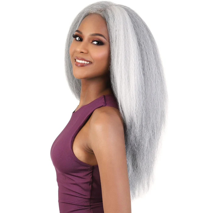 Motown Tress Glam Touch Human Hair Blend 13x4 Glueless HD Lace Wig - HBL.134 SEA - Image 2