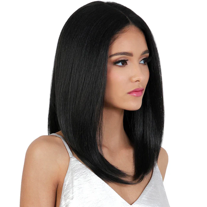 Motown Tress Glam Touch Human Hair Blend Glueless HD Deep Part Lace Wig - HBL FANCY - Image 4