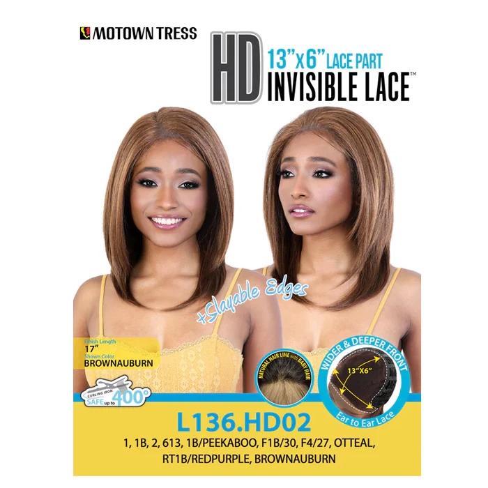 Motown Tress HD 13x6 Lace Frontal Wig - L136.HD02 - Image 4