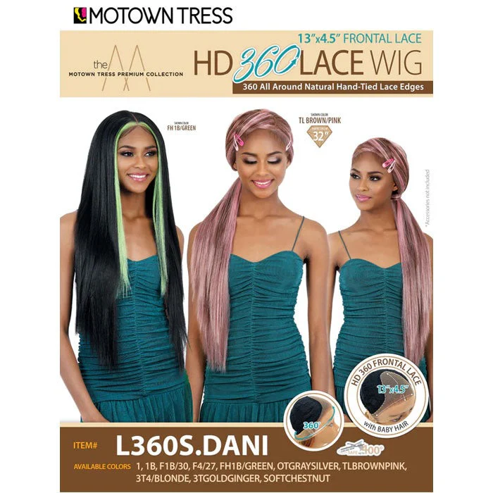 Motown Tress HD 360 Lace 13x4.5 Deep Part Lace Front Wig - L360S.DANI - Image 6