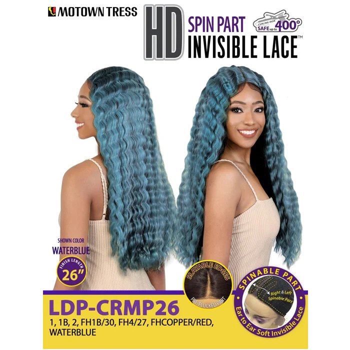 Motown Tress HD Spin Part Invisible Lace Front Wig - LDP-CRMP26 - Image 3