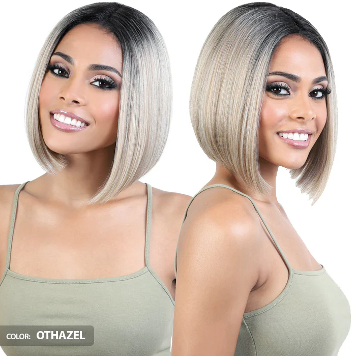Motown Tress Human Hair Mix Lace Deep Part Wig - HBLDP.JET - Image 2