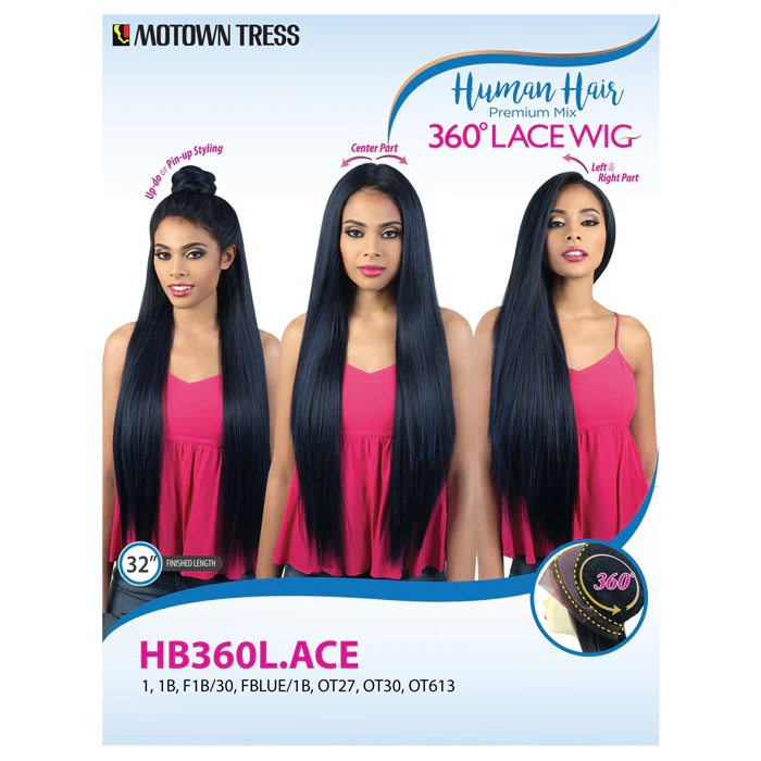 Motown Tress Human Hair Premium Mix 360 Lace Wig - HB360L ACE - Image 6