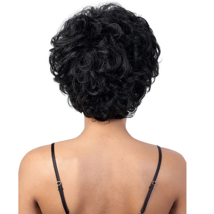 Motown Tress Human Hair Silver Gray Hair Collection Wig - S.LINDA - Image 4