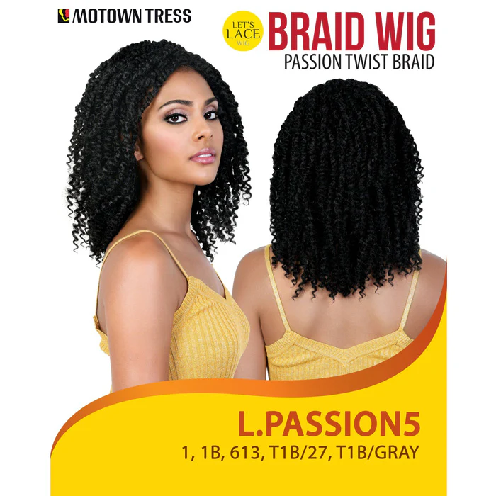 Motown Tress Let's Lace Braid Wig Passion Twist Lace Part Wig - L PASSION 5 - Image 6