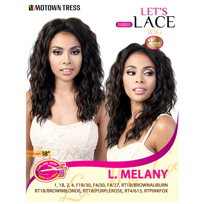 Motown Tress Let's Lace Swiss Deep Part Lace Wig - L.MELANY - Image 4