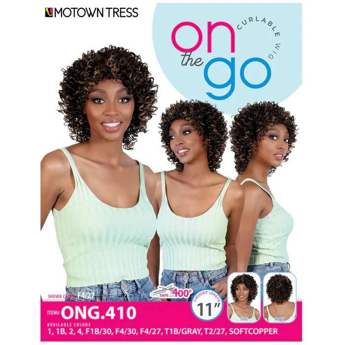 Motown Tress On The Go Curlable Full Wig - ONG.410 - Image 4