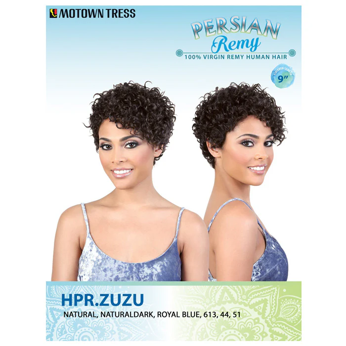 Motown Tress Persian 100% Virgin Remy Human Hair Full Wig - HPR ZUZU - Image 5