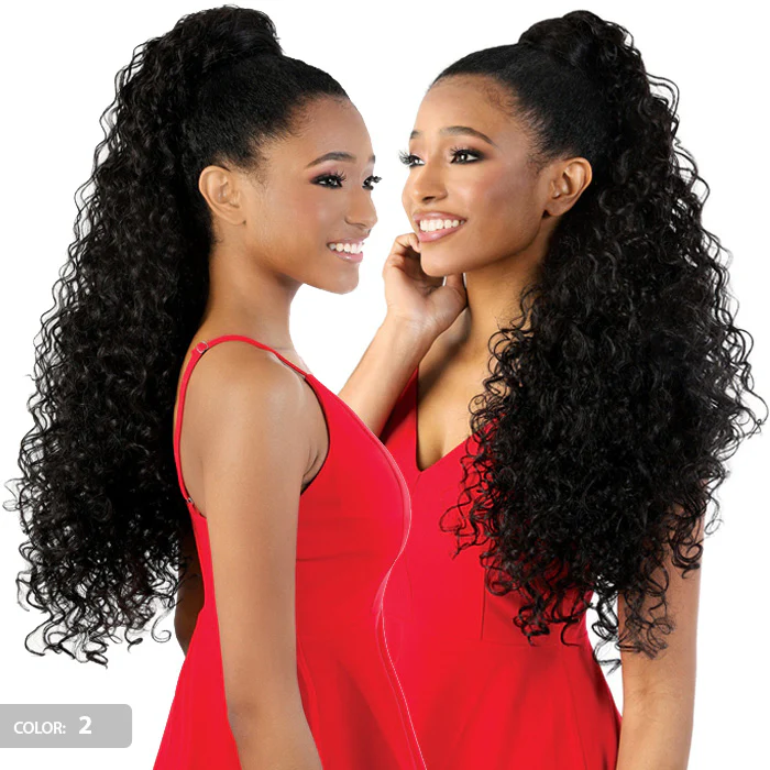 Motown Tress Pony Wrap Invisible Ponytail - PD-WRAP.BH BOHEMIAN CURL 26" - Image 4