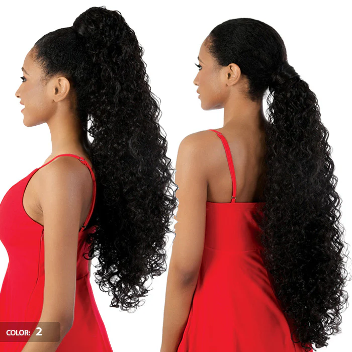 Motown Tress Pony Wrap Invisible Ponytail - PD-WRAP.BH BOHEMIAN CURL 26" - Image 5