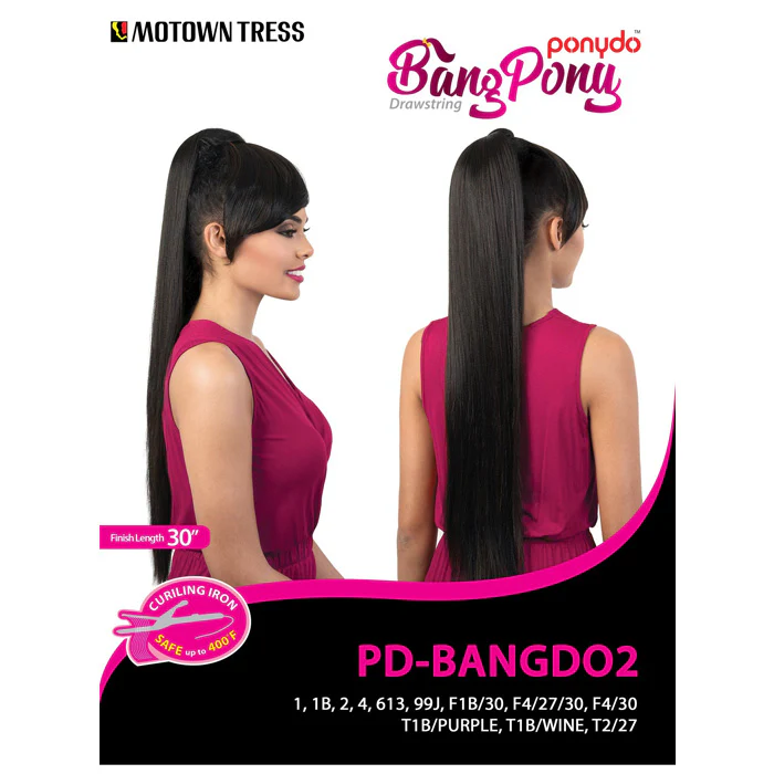 Motown Tress Ponydo Bang Pony Drawstring Ponytail - PD-BANGDO2 - Image 6