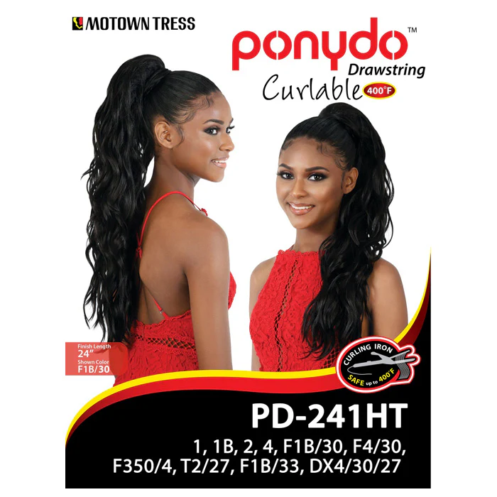 Motown Tress Ponydo Drawstring Curlable Ponytail - PD-241HT - Image 5