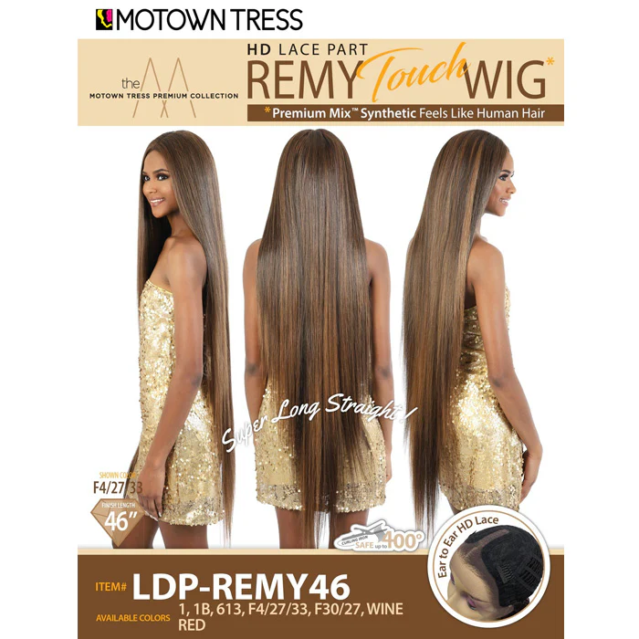 Motown Tress Premium HD Deep Part Lace Wig - REMY TOUCH 46 - Image 6