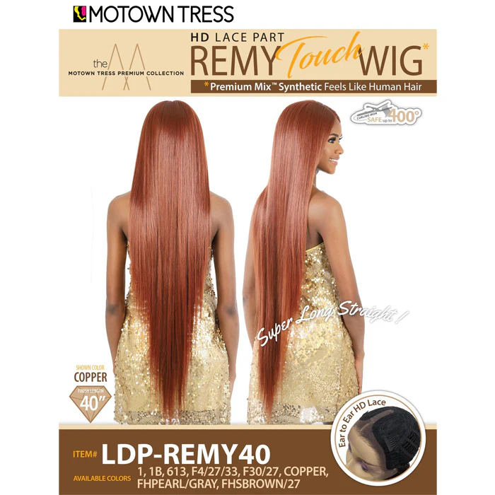 Motown Tress Remy Touch HD Deep Part Lace Wig - LDP-REMY 40 - Image 7