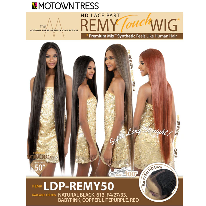 Motown Tress Remy Touch Wig HD Lace Deep Part Wig - LDP-REMY 50" - Image 6
