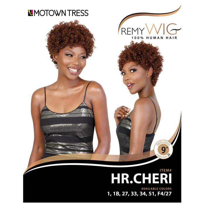 Motown Tress Remy Wig 100% Human Hair Full Wig - HR.CHERI - Image 5