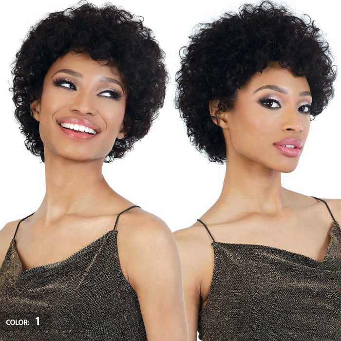 Motown Tress Remy Wig 100% Human Hair Full Wig - HR PAM - Image 2