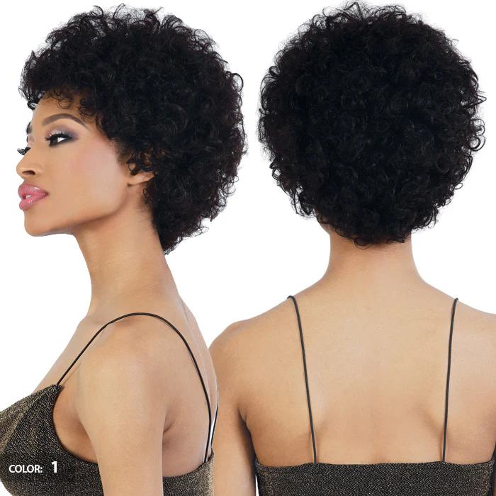 Motown Tress Remy Wig 100% Human Hair Full Wig - HR PAM - Image 3
