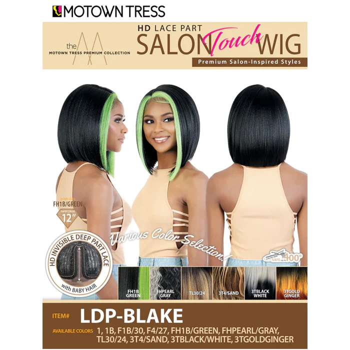 Motown Tress Salon Touch HD Invisible Deep Part Lace Wig - LDP-BLAKE - Image 5