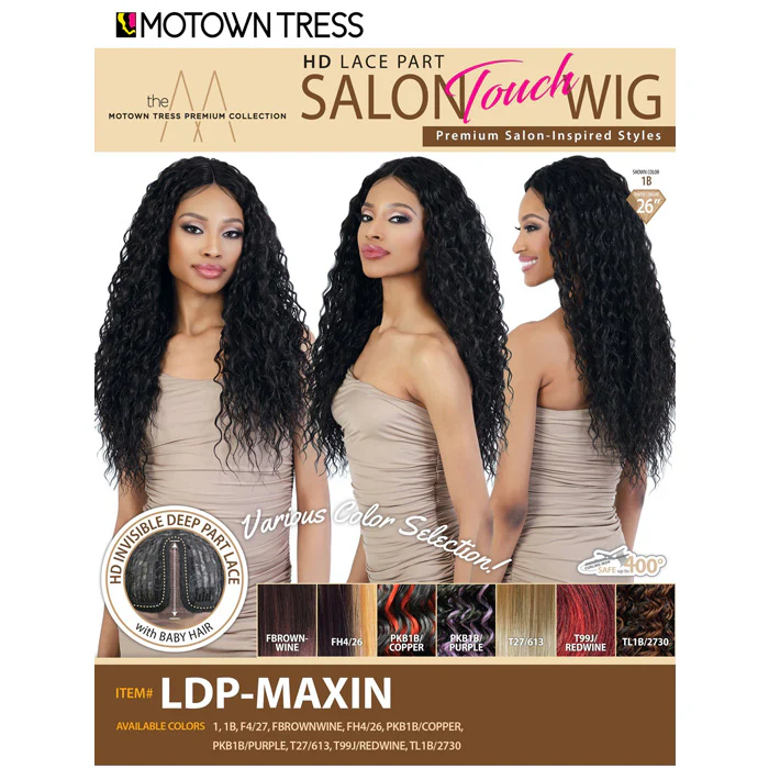 Motown Tress Salon Touch HD Lace Deep Part Wig - LDP-MAXIN - Image 5