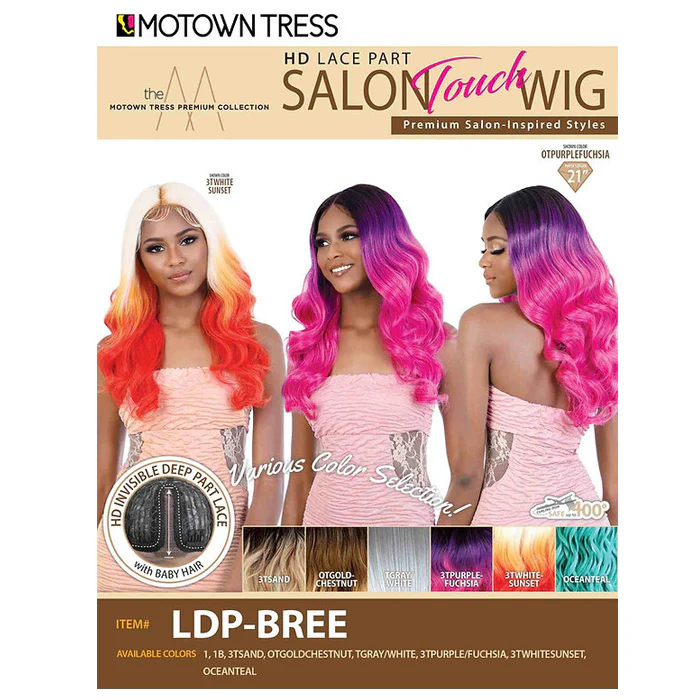Motown Tress Salon Touch HD Lace Part Wig - LDP-BREE - Image 3
