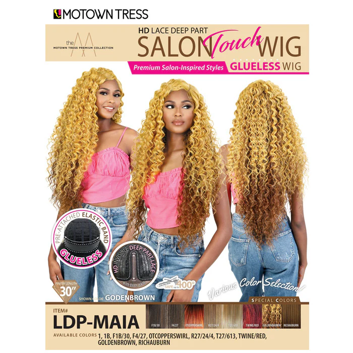Motown Tress Salon Touch Wig Glueless HD Lace Part Wig - LDP-MAIA - Image 5