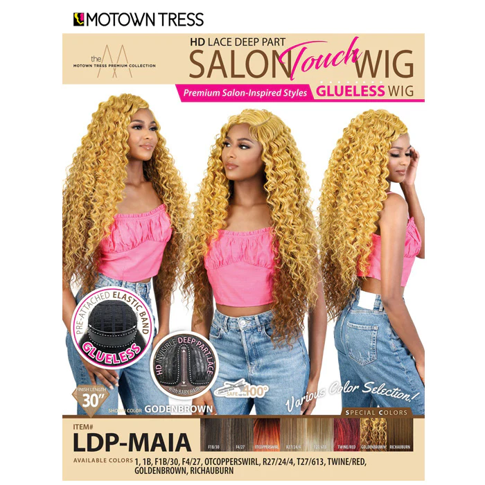 Motown Tress Salon Touch Wig Glueless HD Lace Part Wig - LDP-MAIA - Image 6