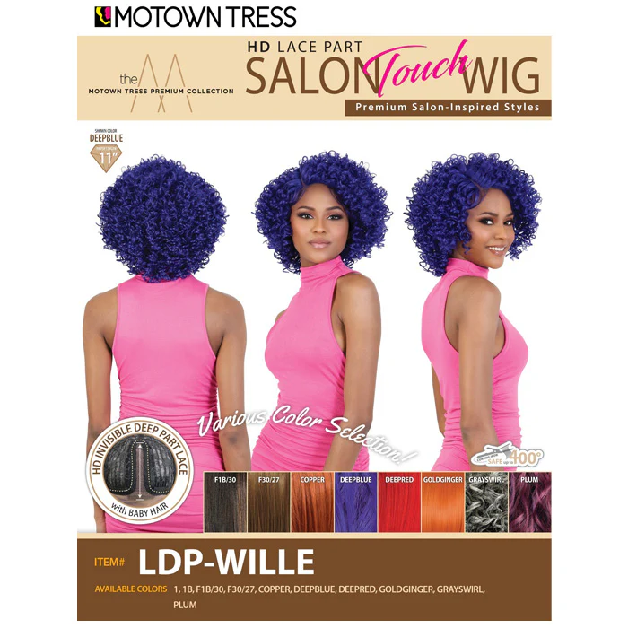 Motown Tress Salon Touch Wig HD Lace Part Wig - LDP-WILLE - Image 6
