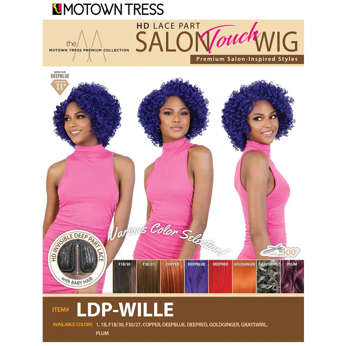 Motown Tress Salon Touch Wig HD Lace Part Wig - LDP-WILLE - Image 7