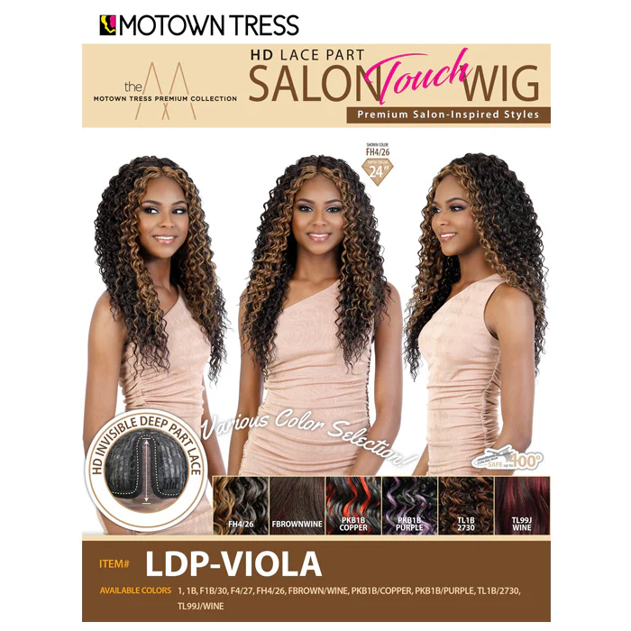 Motown Tress Salon Touch Wig HD Lace Part Wig - LDP-VIOLA - Image 4