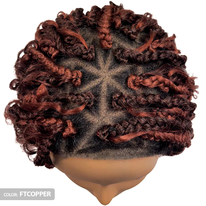 Motown Tress Secret Glueless HD Hand-Tied Whole Lace Hand-Braided Wig - BOHO BOX BRAID - WLBB.NIC - Image 4