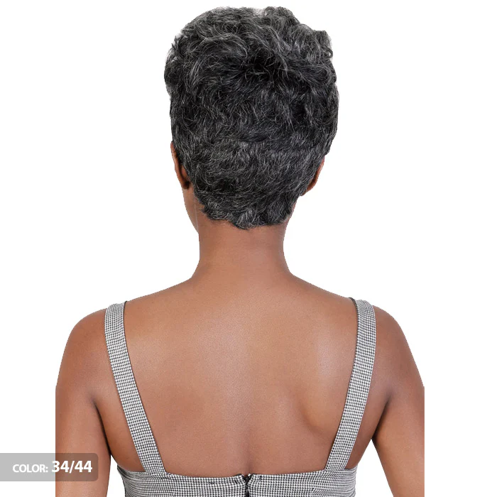 Motown Tress Silver Collection 100% Human Hair Full Wig - SVH.MAKI - Image 4
