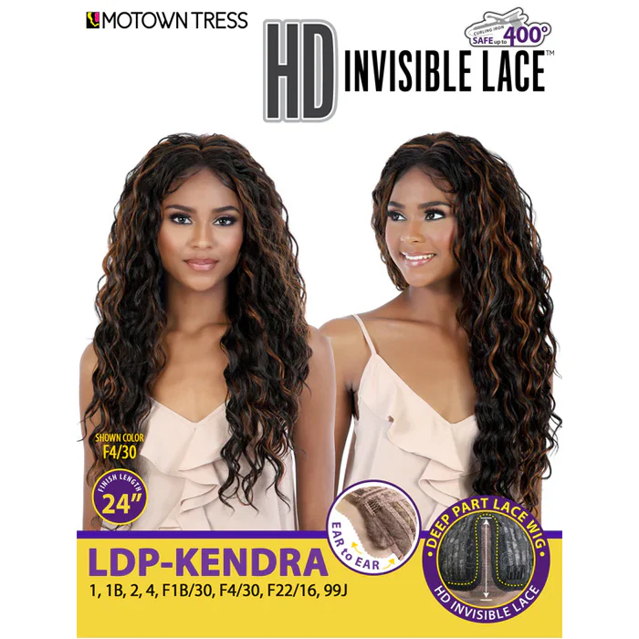 Motown Tress Synthetic HD Deep Part Lace Wig - LDP-KENDRA - Image 6