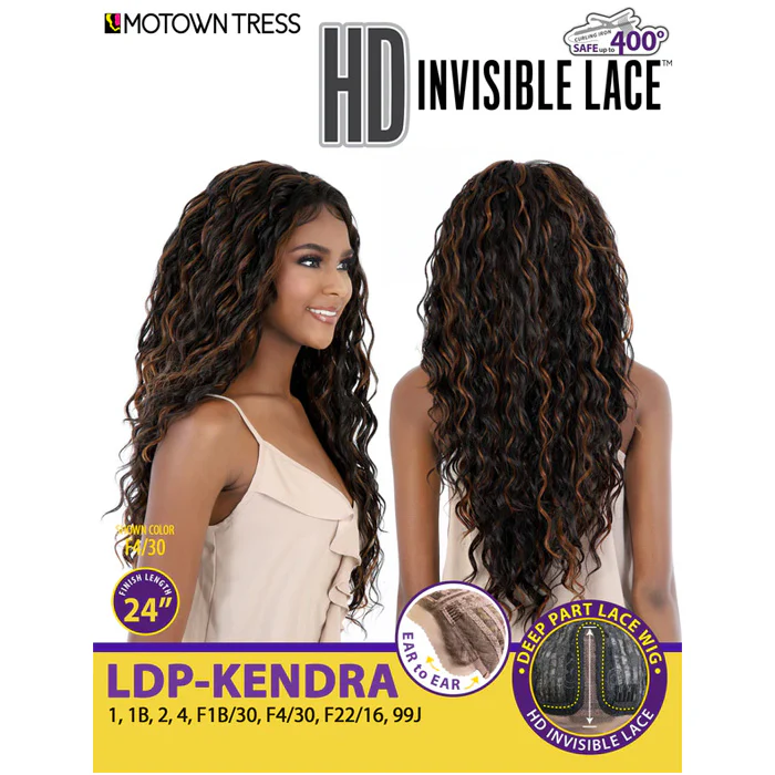 Motown Tress Synthetic HD Deep Part Lace Wig - LDP-KENDRA - Image 7