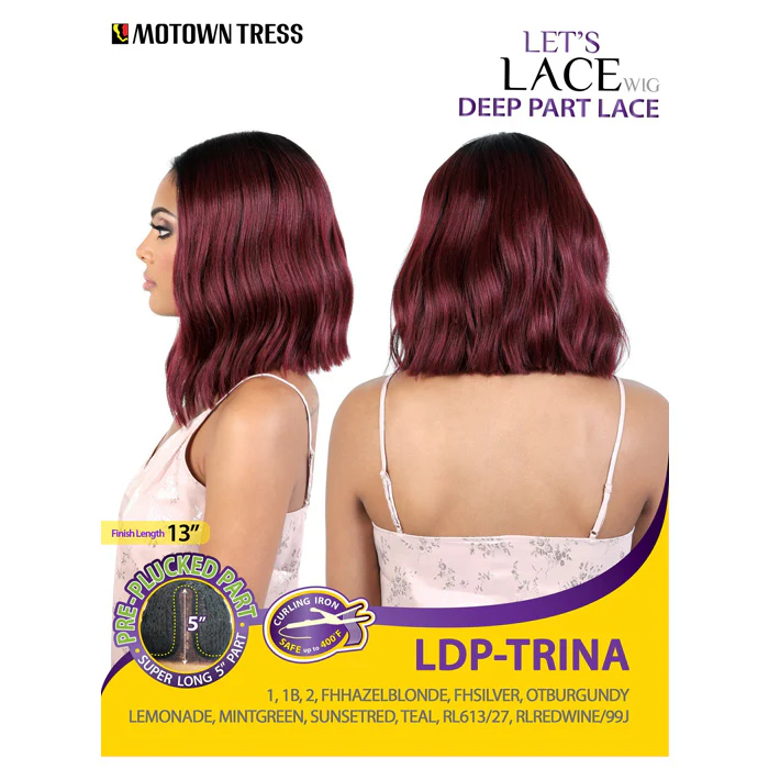 Motown Tress Let's Lace Pre-Plucked Deep Part Lace Wig - LDP-TRINA - Image 8
