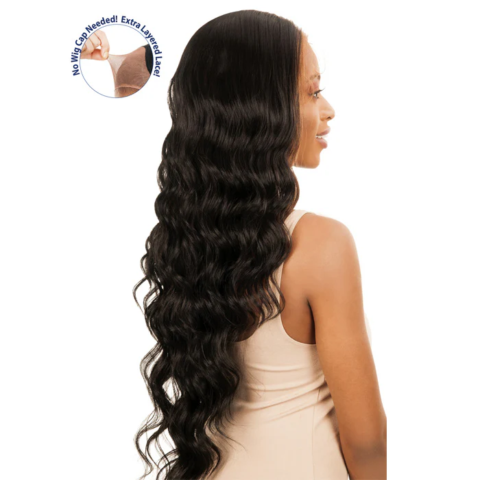 New Born Free 13x4 HD Fake Scalp Lace Front Wig - LOOSE DEEP - Image 2