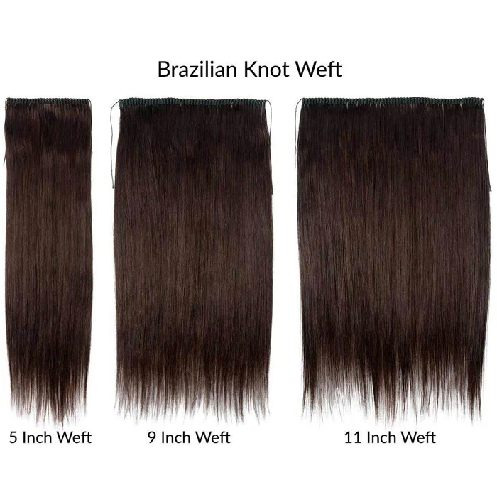 New Born Free 360 Weft Brazilian Knot Weft Weave- YAKI STRAIGHT 20" 3 PCS - Image 3