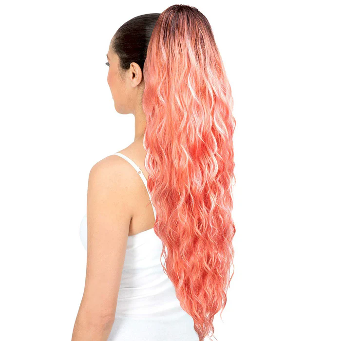 New Born Free Drawstring Ponytail - PLF03 LONG & FULL 03