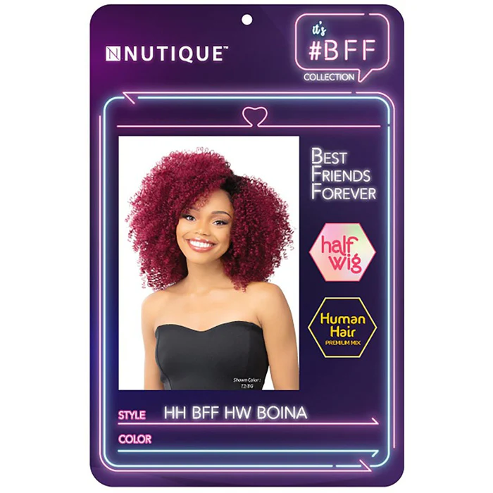 Nutique BFF Human Hair Blend Half Wig - BOINA - Image 4