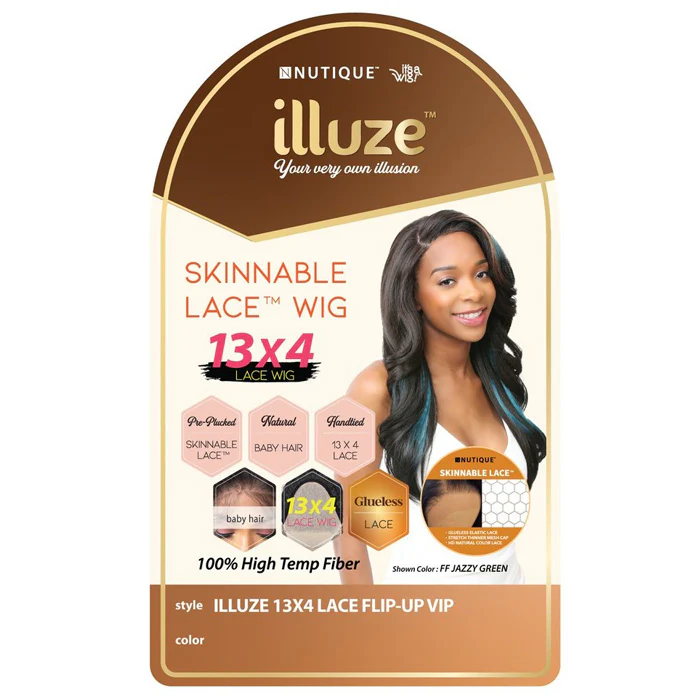 Nutique Illuze Glueless 13x4 Lace Front Wig - FLIP-UP VIP - Skinnable Lace - Image 4