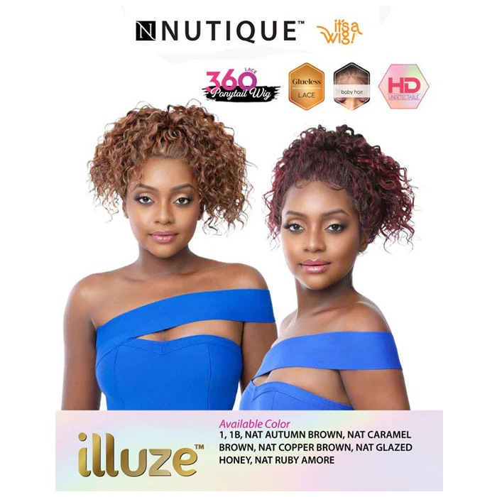 Nutique Illuze Glueless 360 Ponytail HD Lace Wig - CHRISSY - Image 4