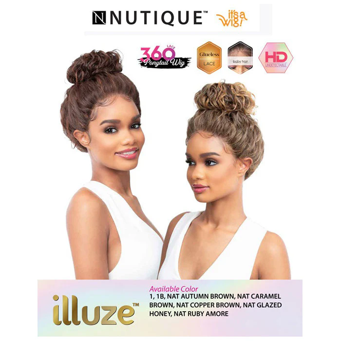 Nutique Illuze Glueless 360 Ponytail HD Lace Wig - TAMIKA - Image 4