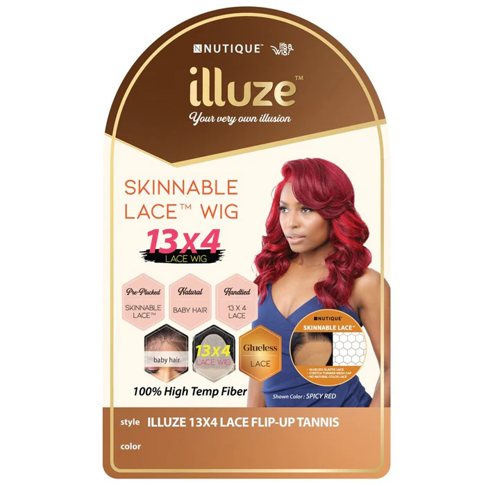 Nutique Illuze Glueless Skinnable 13x4 Lace Flip-Up HD Lace Front Wig - TANNIS - Image 5