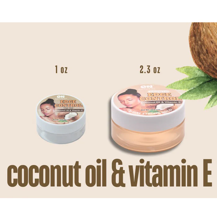 On Natural Edge Control 2-Day Hold - Coconut Oil & Vitamin E (2.3 oz) - Image 4