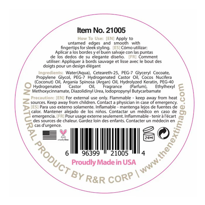 On Natural Edge Control 2-Day Hold - Coconut Oil & Vitamin E (2.3 oz) - Image 5