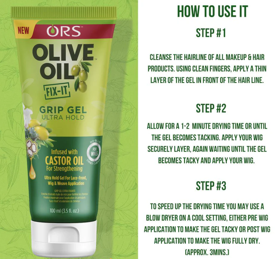 ORS Olive Oil Fix-It Ultra Hold Grip Hair Gel 5 oz - Image 2