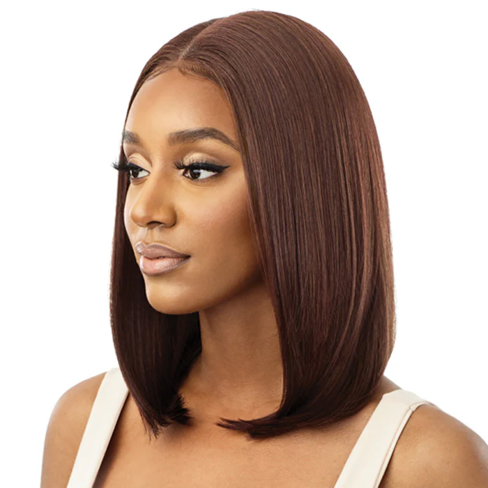 Outre 100% Human Hair Blend HD 360 Edge 13X4 Lace Front Wig - NORVINA - Image 4